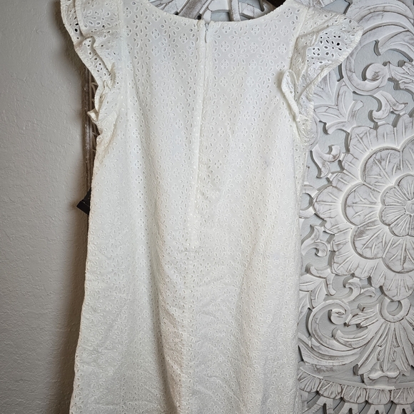 Polo Ralph Lauren Girls' Eyelet Ruffle Gingham Cotton Madras Dress Size 16 - Picture 6 of 8